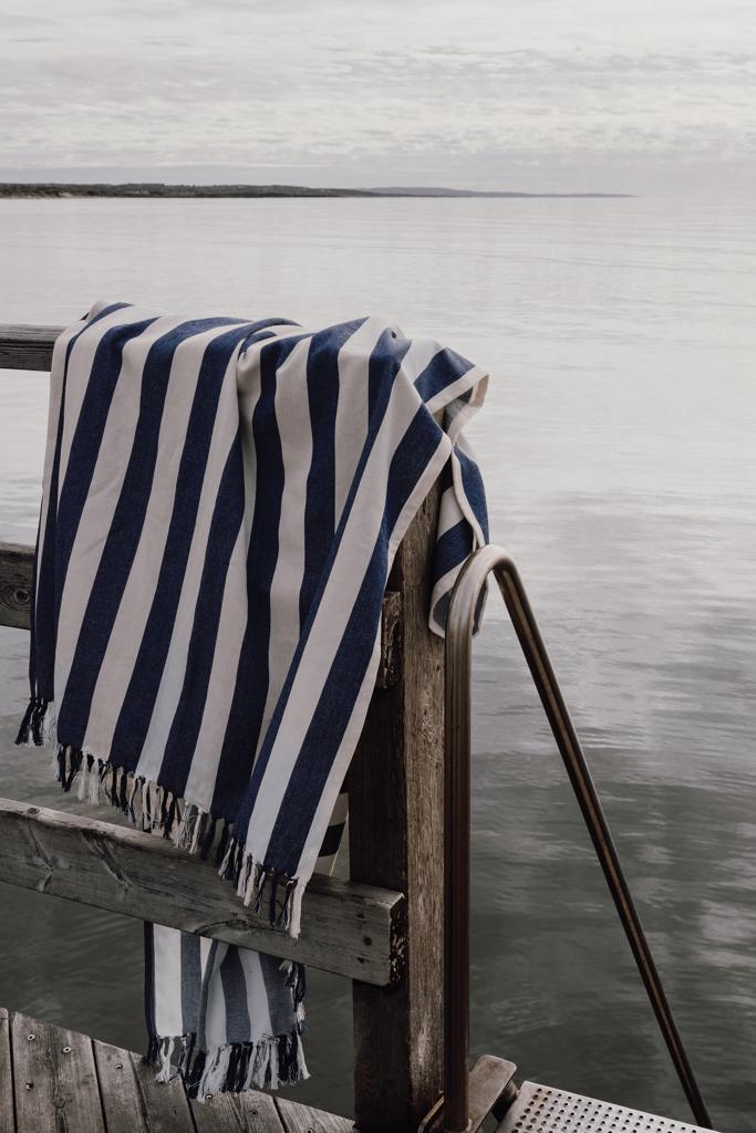 Bild på Familjehandduk VINGA Ornos 180x180 cm Bild på Familjehandduk VINGA Ornos 180x180 cm