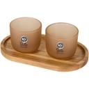 Bild på Serveringsbricka Male med glasmuggar