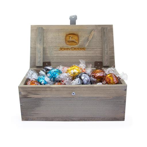 Trälåda med Lindtkulor 375g