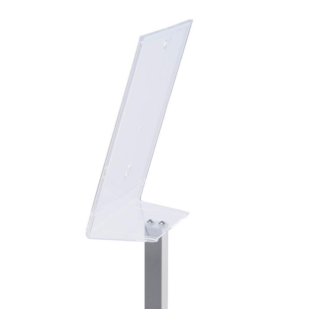 Bild på Informationsställ Design Slim A4, vinklad Bild på Informationsställ Design Slim A4, vinklad