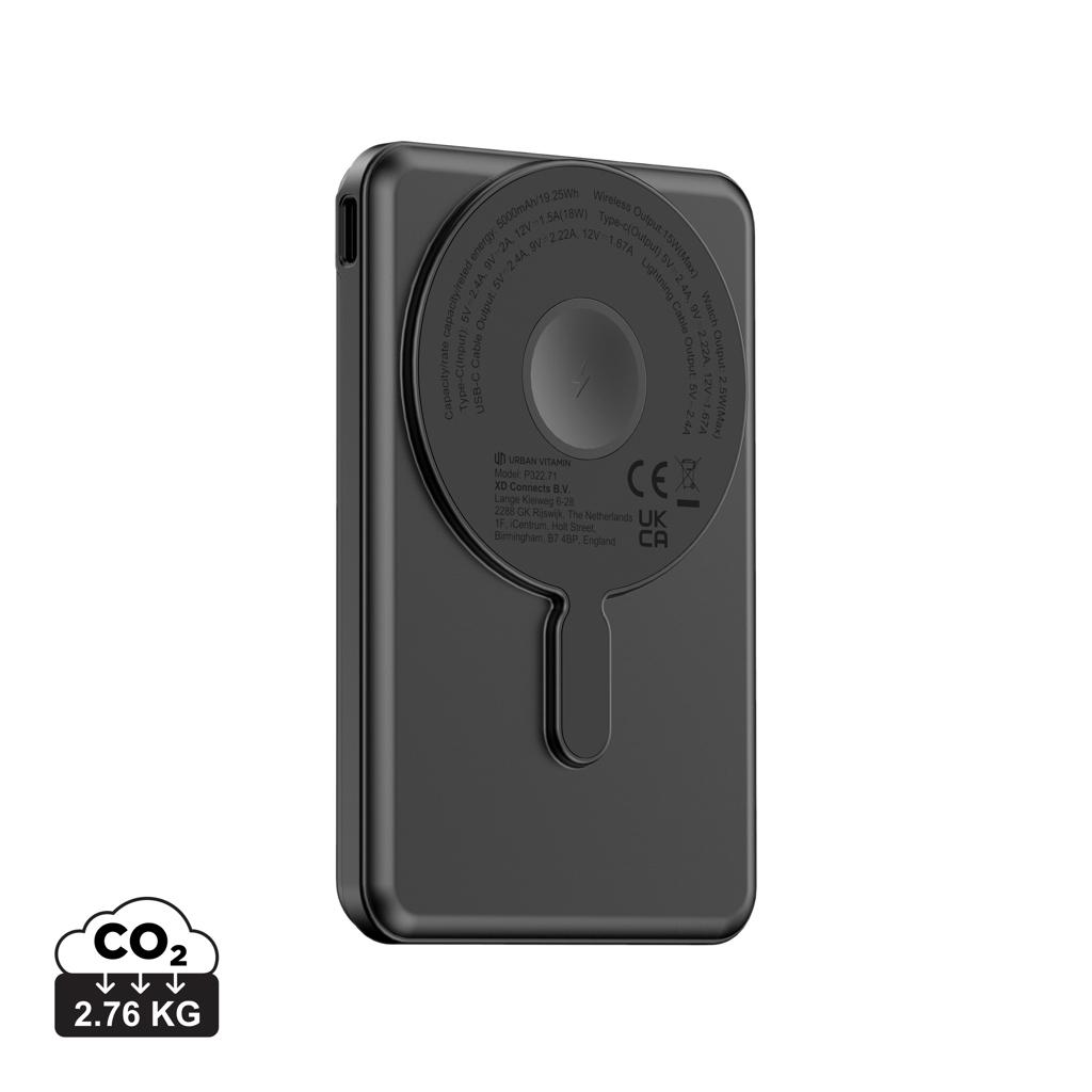 Bild på Powerbank Urban Vitamin Redwood 5-i-1 5000mah 20W Bild på Powerbank Urban Vitamin Redwood 5-i-1 5000mah 20W