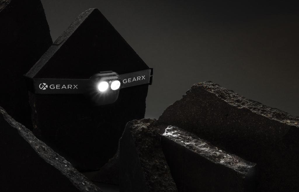 Bild på Pannlampa Gear X 500 lumen, med rörelsesensor Bild på Pannlampa Gear X 500 lumen, med rörelsesensor