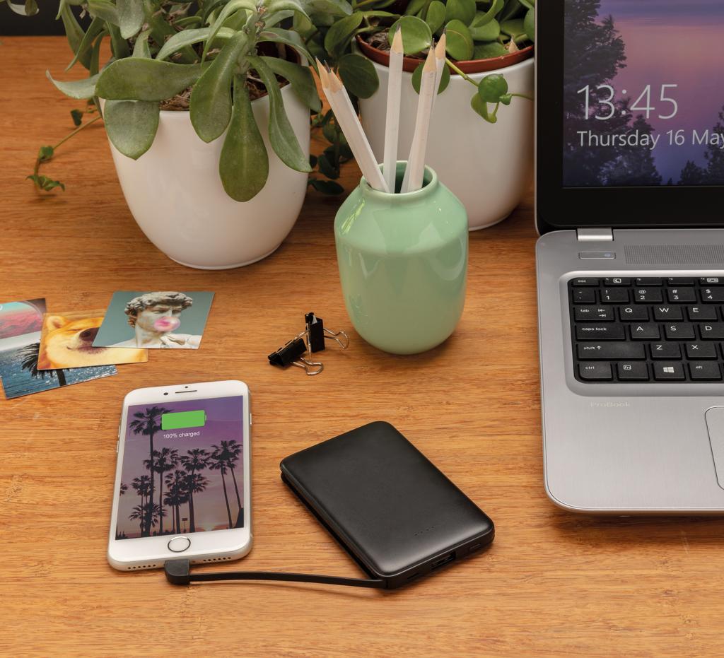 Bild på Powerbank Cable 5000 mAh 10W Bild på Powerbank Cable 5000 mAh 10W