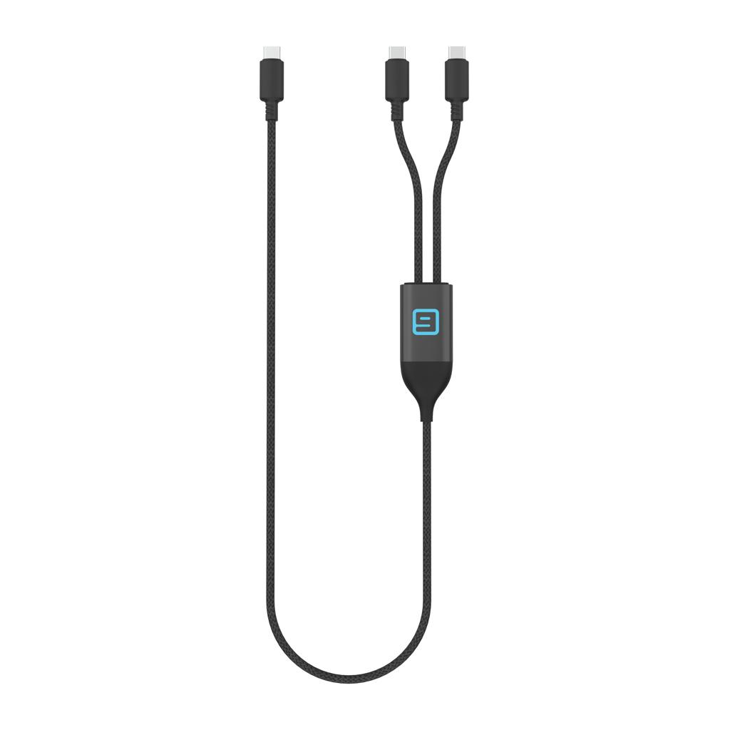 Bild på Laddningskabel Terra 100 W, med 2st USB-C-utgång Bild på Laddningskabel Terra 100 W, med 2st USB-C-utgång