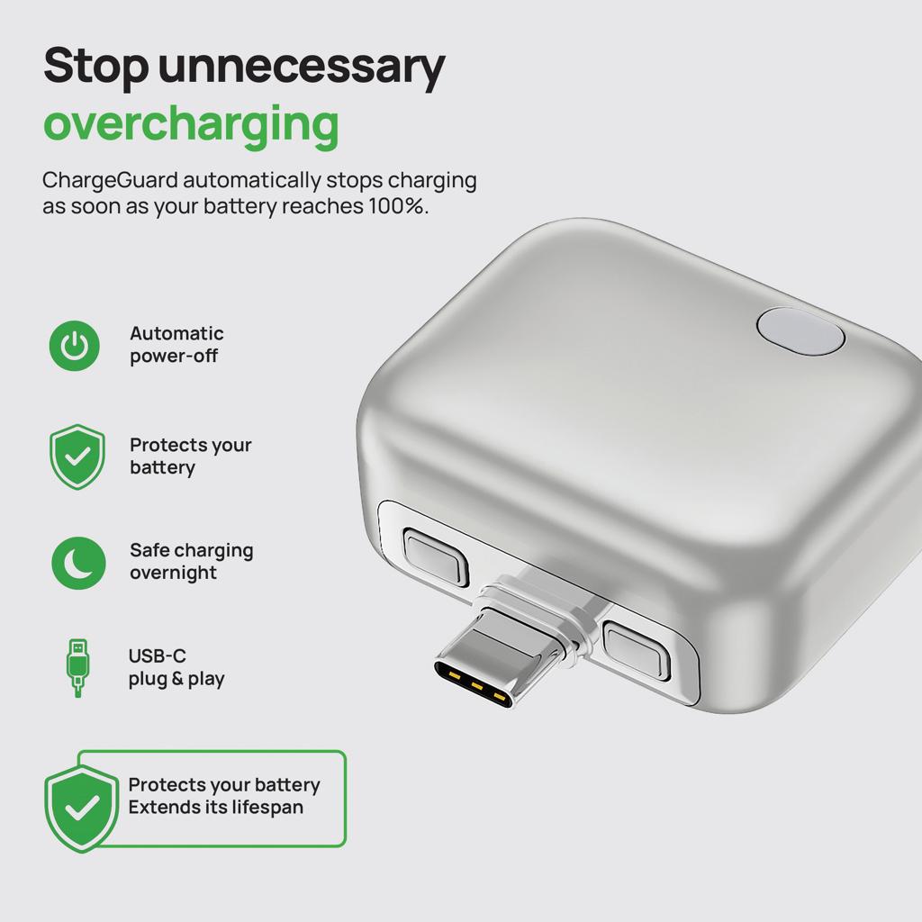 Bild på USB-C Adapter ChargeGuard, automatisk frånkoppling Bild på USB-C Adapter ChargeGuard, automatisk frånkoppling