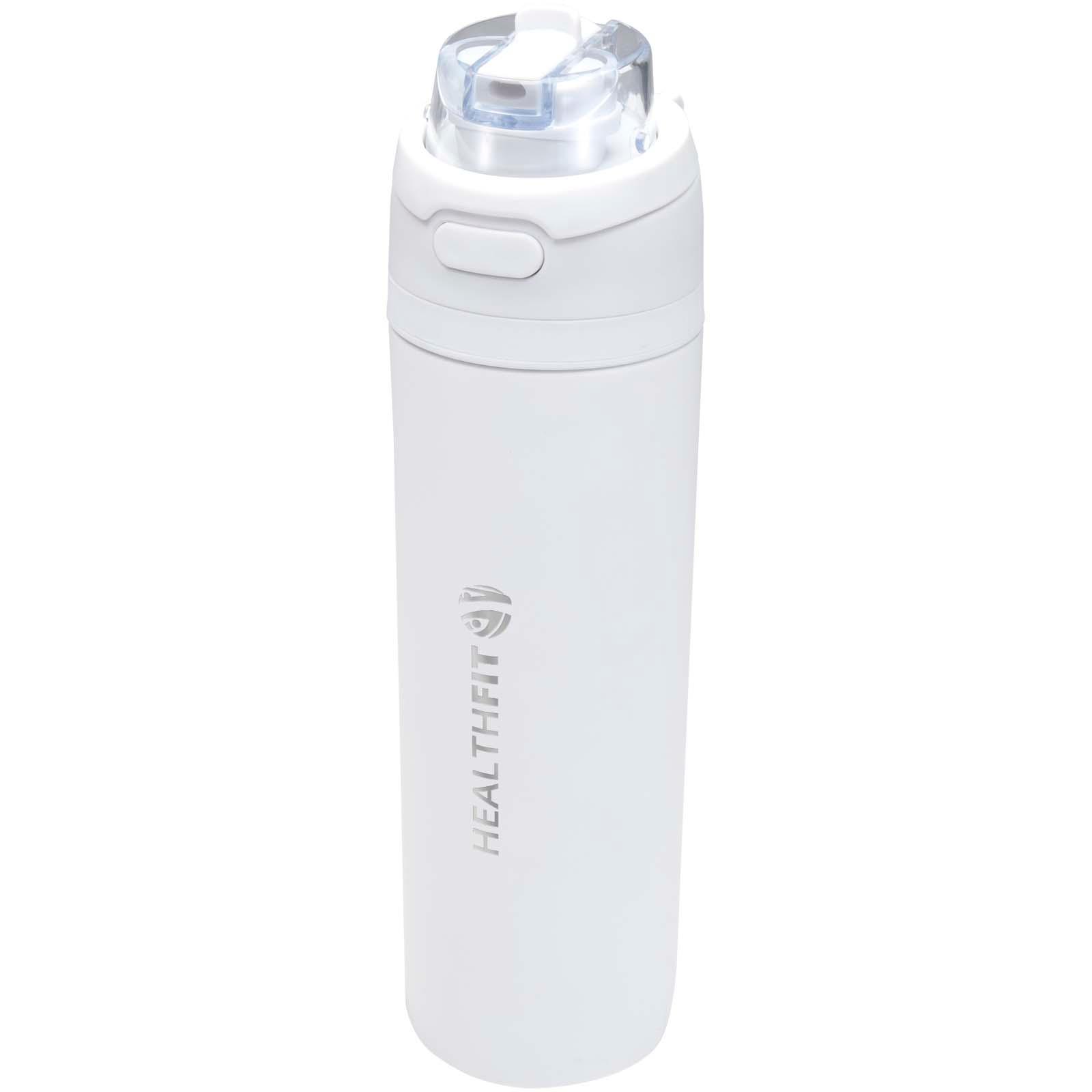 Bild på Metallflaska Theron 800 ml, med sugrör Bild på Metallflaska Theron 800 ml, med sugrör