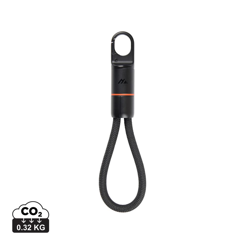 Bild på Laddningskabel Nordic Drift Everest USB-C 60W, karbinhak Bild på Laddningskabel Nordic Drift Everest USB-C 60W, karbinhak