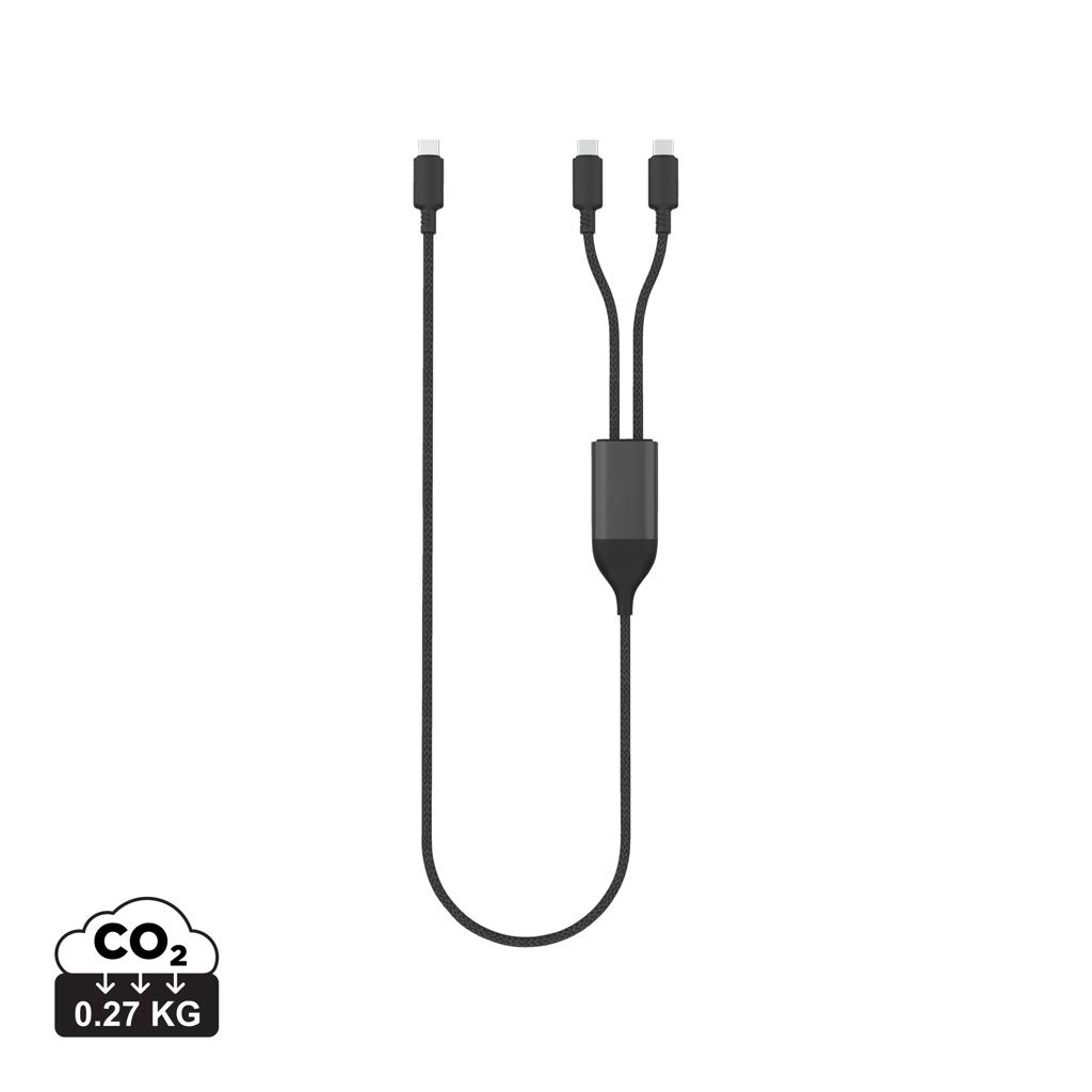 Bild på Laddningskabel Terra 100 W, med 2st USB-C-utgång Bild på Laddningskabel Terra 100 W, med 2st USB-C-utgång