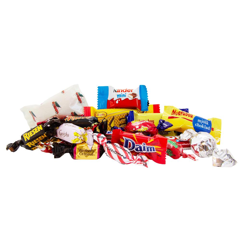 Standardmix – inslaget julgodis Inslaget julgodis i standardmix