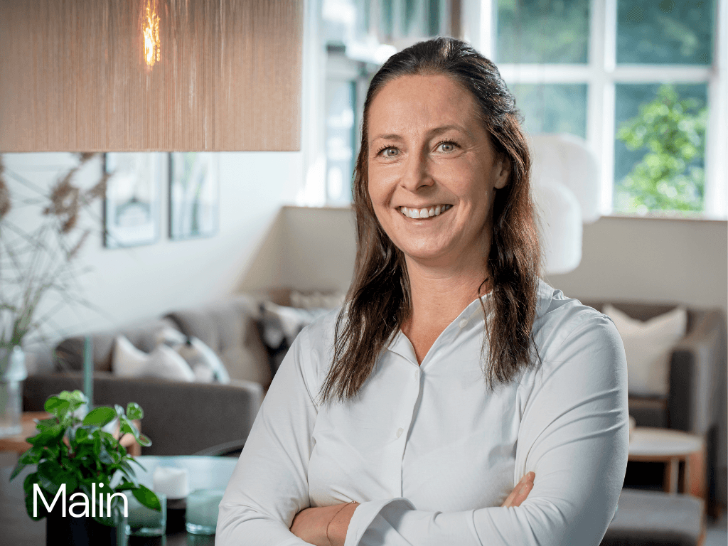 Malin, säljare och e-commerce Assistant Manager